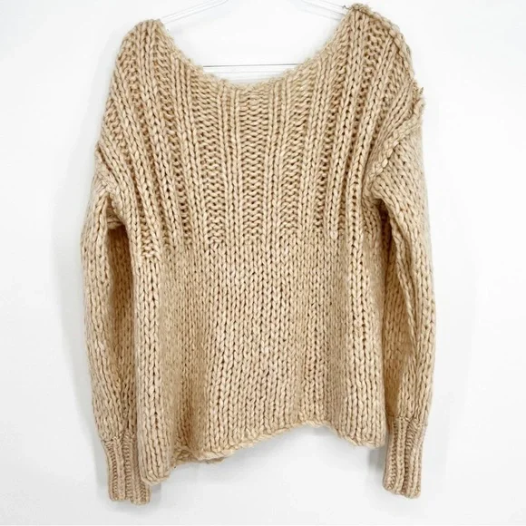 NWT Free People Be There Pullover Sweater in Pearl, XS - Picture 5 of 14